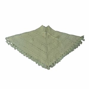 🏵 Vintage Crocheted Toddler Poncho Yellow Spring